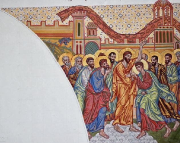 4. Морской собор в Кронштадте Эскиз реконструкции композиции «Уверение святого апостола Фомы»
